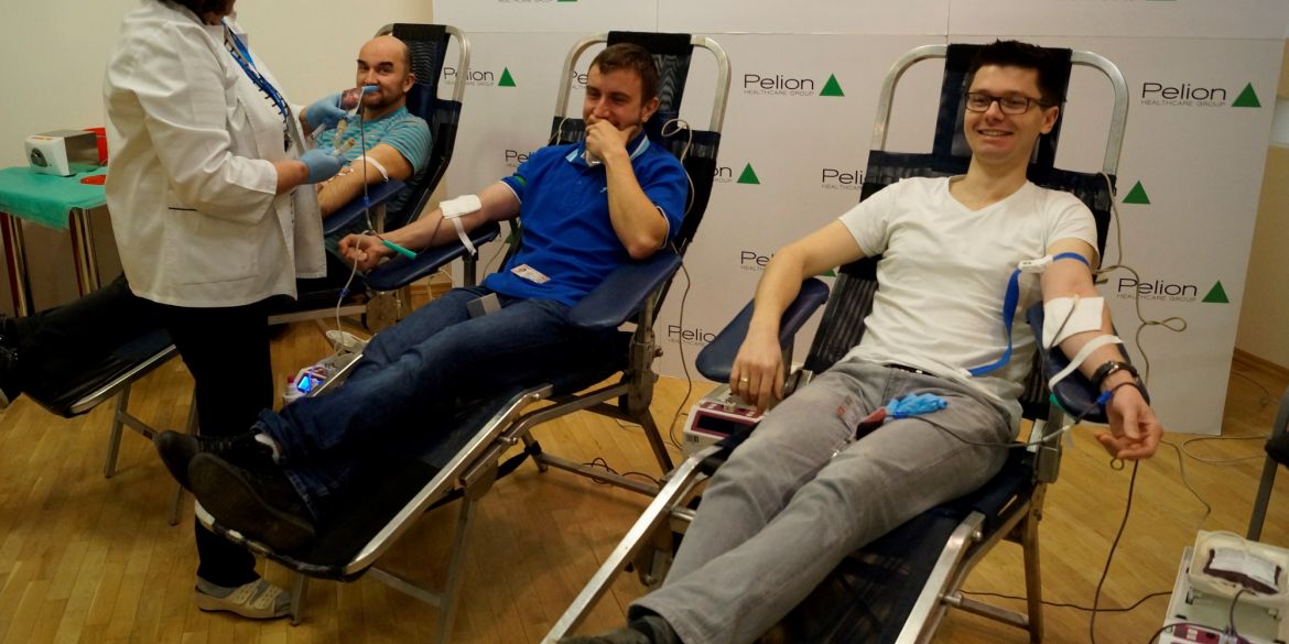 Pelion employees as honorary blood donors for sixth time