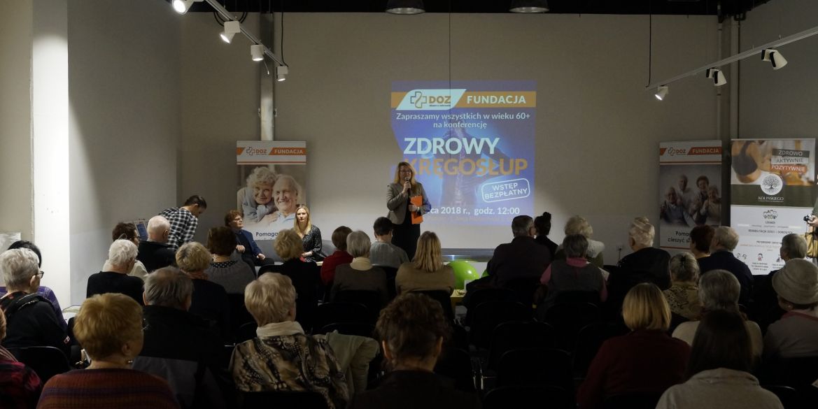 ‘Healthy Spine’ – a free health conference for seniors organised by  the DOZ Dbam o Zdrowie Foundation